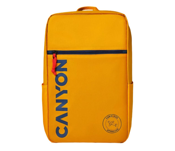 CANYON Plecak podróżny CSZ-02 Kabinowy 20x25x40 cm Żółty CNS-CSZ02YW01 - 1283185 - zdjęcie